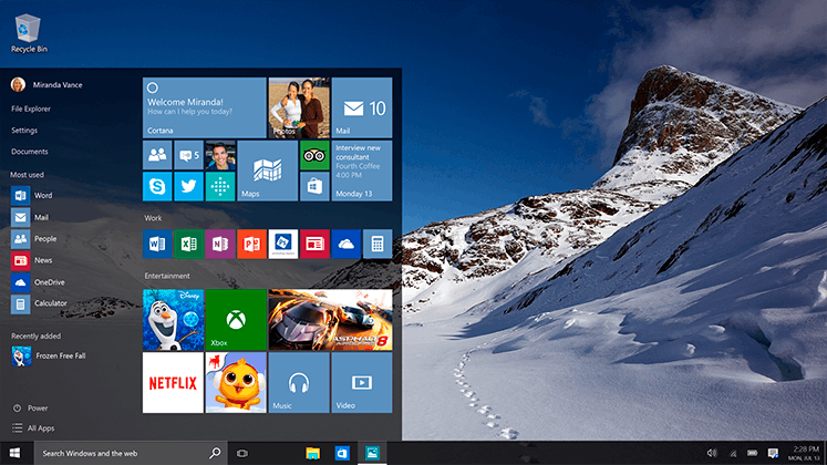 Télécharger et installer Windows 10