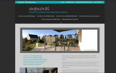 Refonte du site web Menoral.fr à Logonna-Daoulas