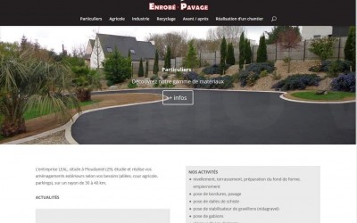 Mise en ligne du nouveau site web de l’entreprise LEAL à Ploudaniel