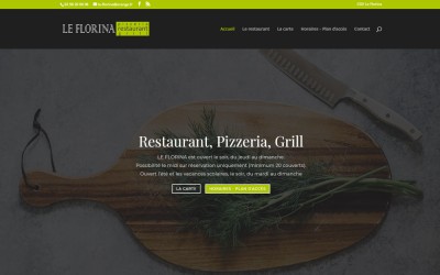 Nouveau site web : Restaurant Le Florina à l’Hôpital-Camfrout (29)
