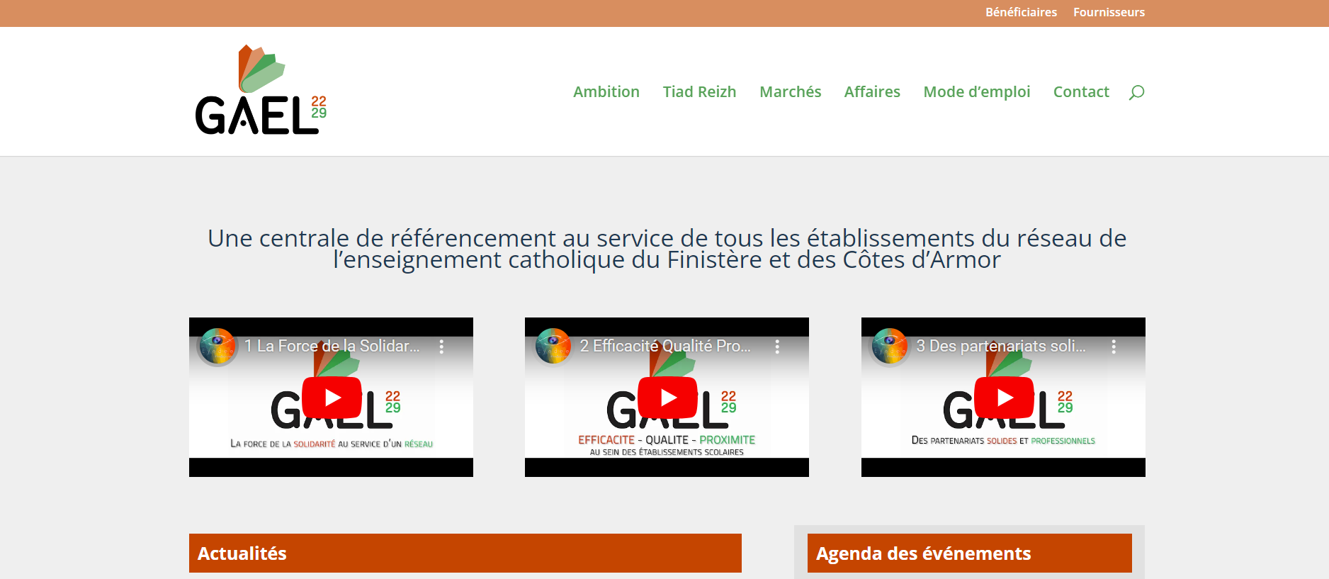 Nouveau site web : GAEL