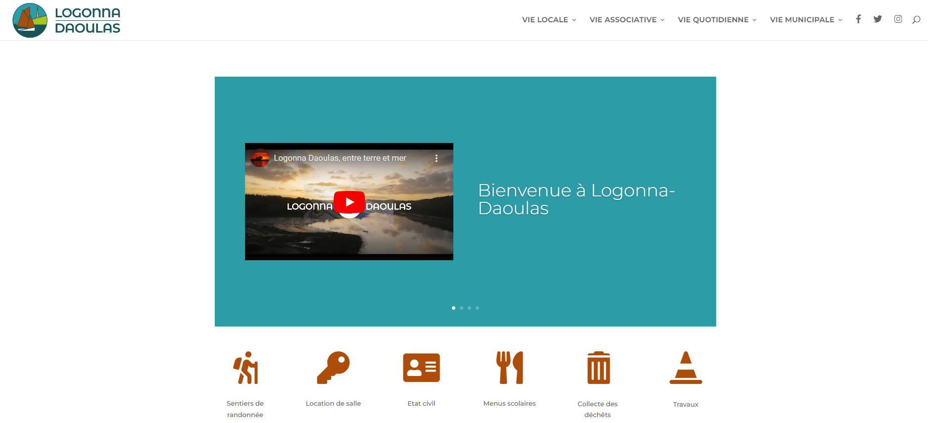 Refonte du site web de la mairie de Logonna-Daoulas